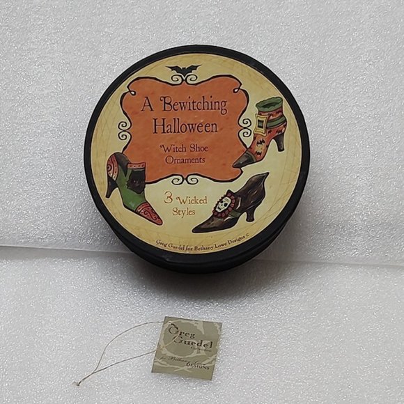 Bethany Lowe Halloween Bewitching Shoe Ornament Set - Set of 3 - Picture 1 of 4